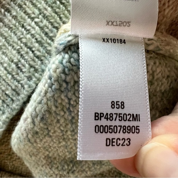 BP Pastel Rainbow Knit Crewneck Cropped Pullover Sweater New‎ With Tags Size S - Picture 7 of 7